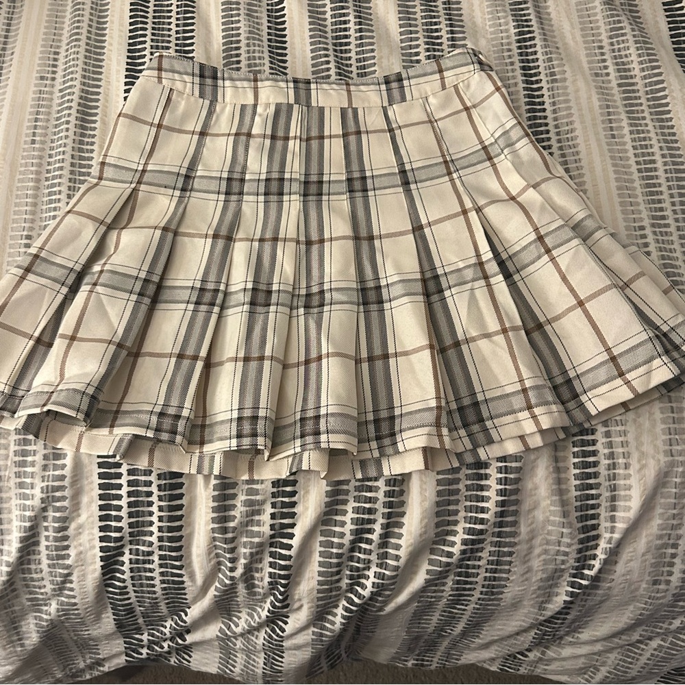 Plaid Tennis Skirt